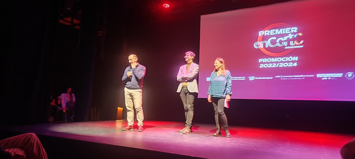 cifpgarci's tweet photo. Empieza la gala del EnCorto. Premier en la que se proyectarán los cortos rodados por los alumnos como parte práctica de los ciclos formativos https://t.co/naOKkKLWrj