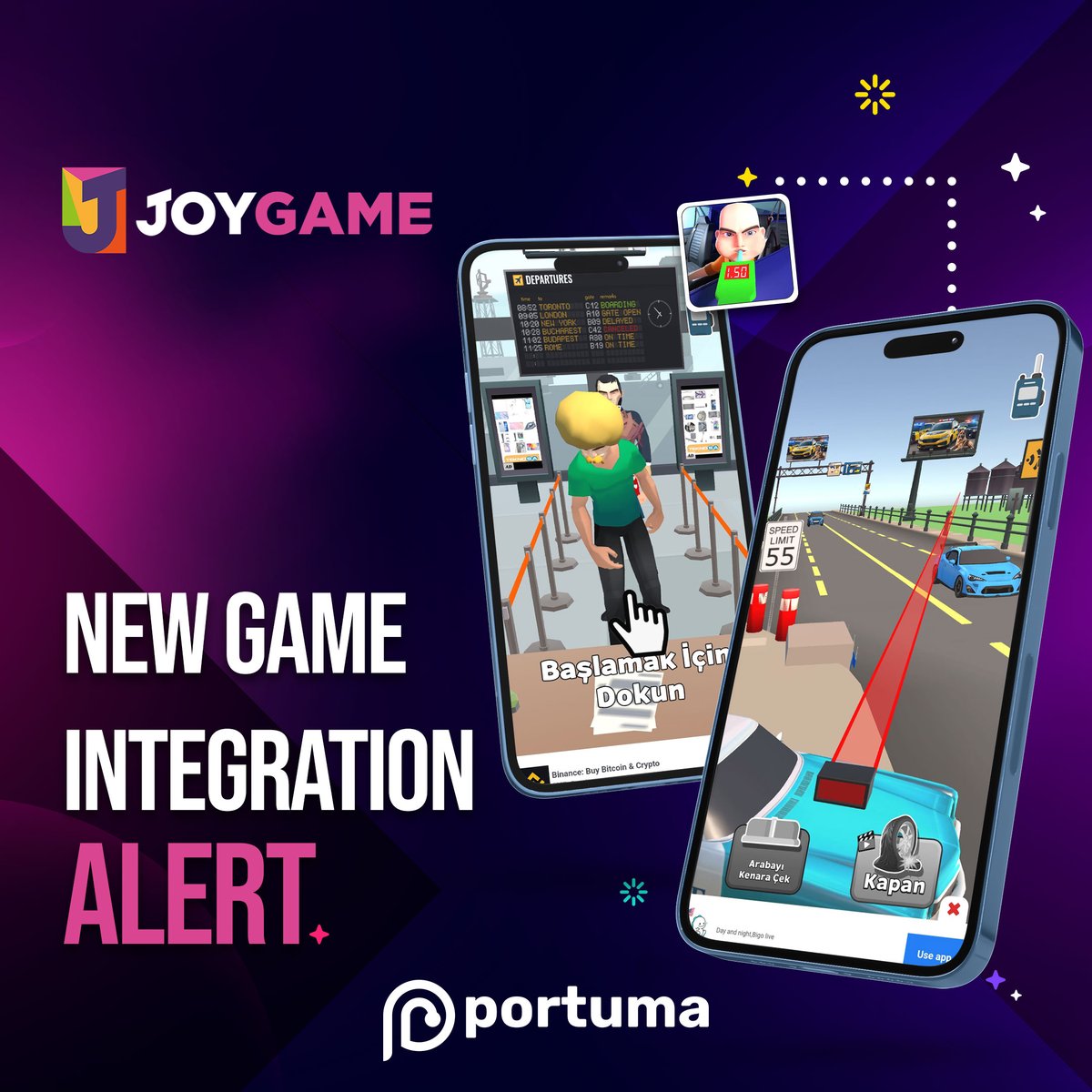 🚨New game integration alert 🚨Integration with @JoygamePublish is complete! Patrol Officer - Cop Simulator, one of Joy Game's most downloaded games, is now available on Android with Portuma integration! 🤩🔥Download now and start playing! play.google.com/store/apps/det…