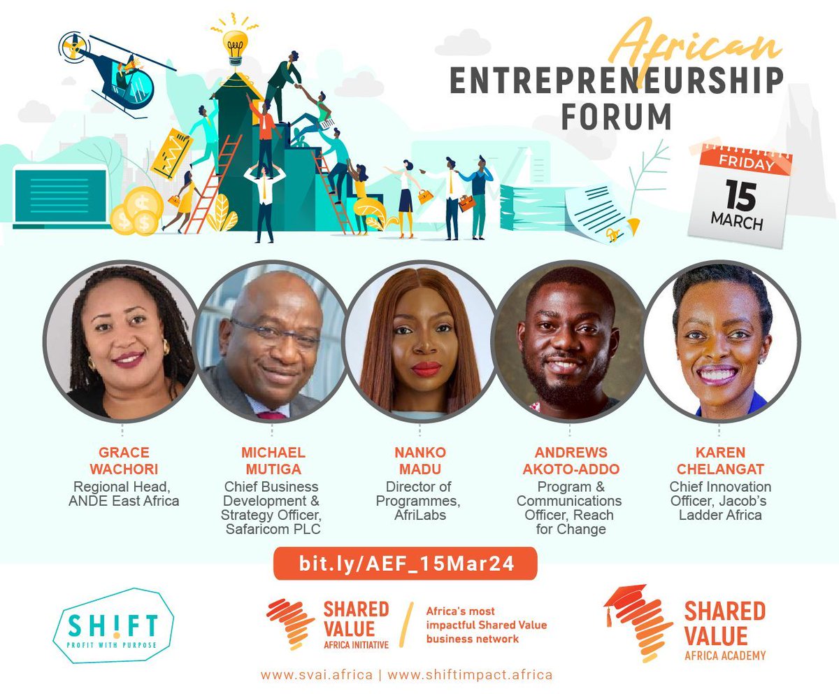 📢Happening tomorrow! Want to connect with the minds shaping the future of African business? Join AfriLabs' Director of Programmes, Nanko Madu, at the virtual African Entrepreneurship Forum! Join the conversation on 'From Vision to Ventures: Tapping into Africa's
