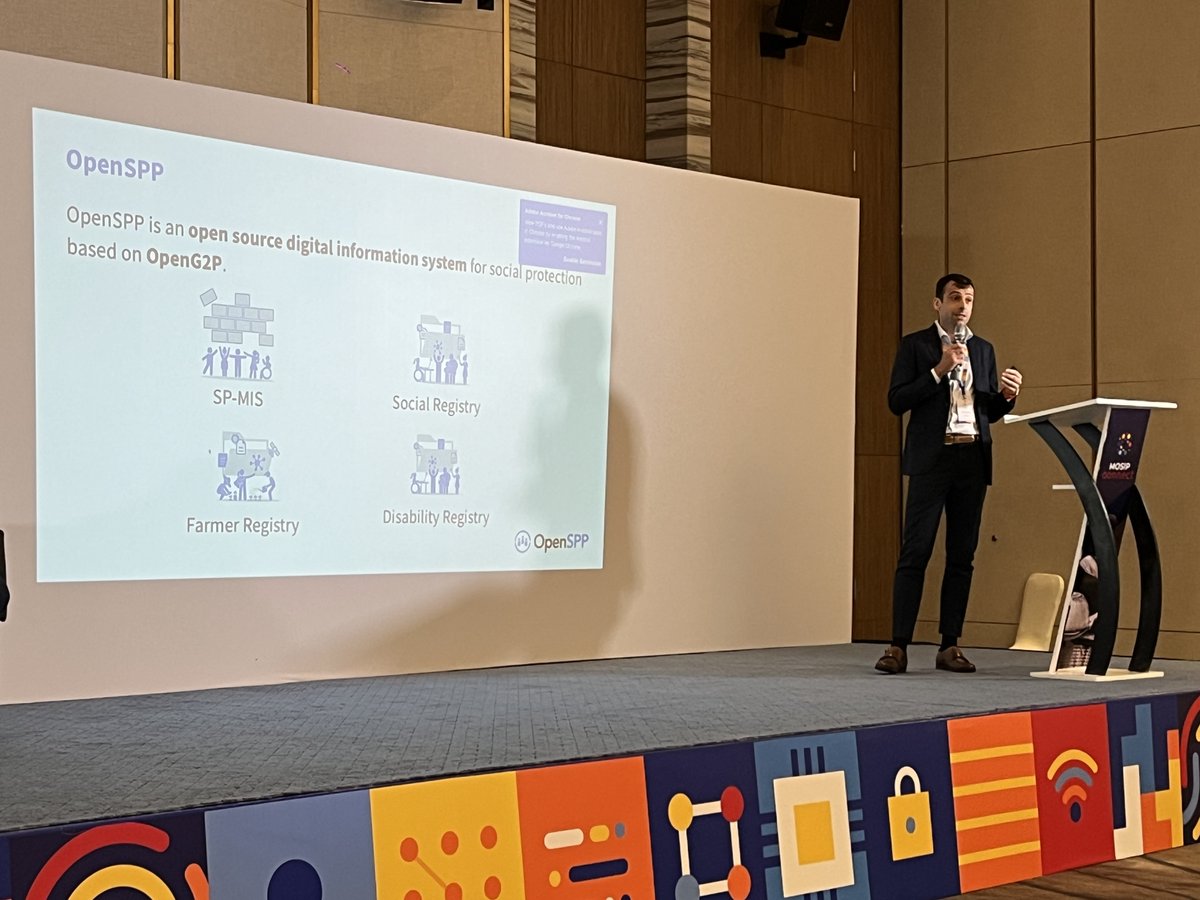 OpenSPP's tweet photo. We're back from a fantastic week in Addis Ababa, Ethiopia, at the first #MOSIPConnect event. A big thank you to National ID Ethiopia and the MOSIP team for hosting and organizing such an insightful gathering. It was truly inspiring to be among over 30 governments and 60 organizations, all dedicated to shaping the future of digital identity.
Exchanging ideas with public sector leaders and global experts was a privilege. The discussions around how digital public goods (DPGs) can build inclusive and safe digital public infrastructure (DPI) will strengthen how we build OpenSPPβs registries. For us, it's essential that technology benefits the greatest number of people.
The Famoco and Newlogic teams demonstrated a SaaS version of OpenSPP that works with #MOSIP, #eSignet, and #INJI. This end-to-end solution enables the rapid implementation of e-voucher and e-cash programs.
We look forward to applying the good insights and connections from #MOSIPConnect and to fostering practical, integrated, and efficient social protection solutions as a key part of the digital transformation.
#OpenSource #DPG #DPI #DigitalIdentity #SocialProtection #DigitalTransformation