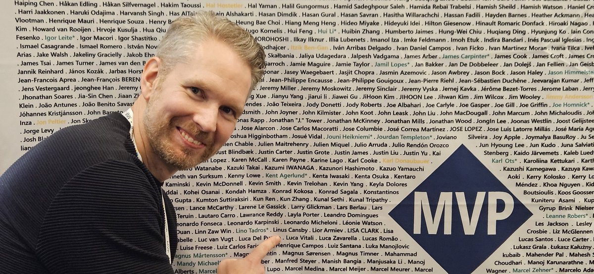 Linus Cansby (@lcansby) on Twitter photo There I am. 👌 #MVPBuzz #MVPSummit There I am. 👌 #MVPBuzz #MVPSummit