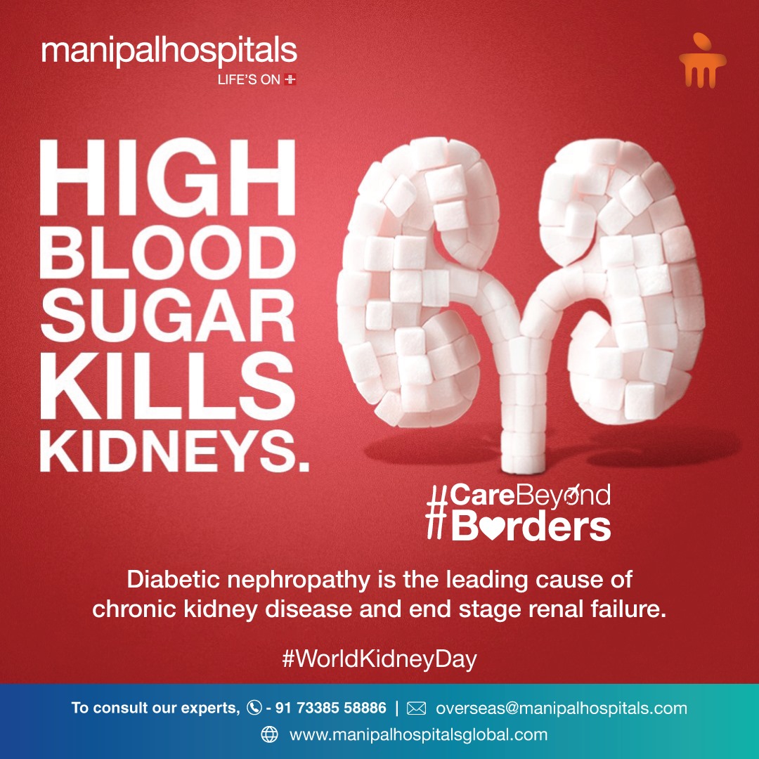 This world Kidney Day join Manipal Hospitals in our fight against chronic kidney disease.

#WorldKidneyDay #ManipalHospitals #YourManipal #LifesOn #Healthcare