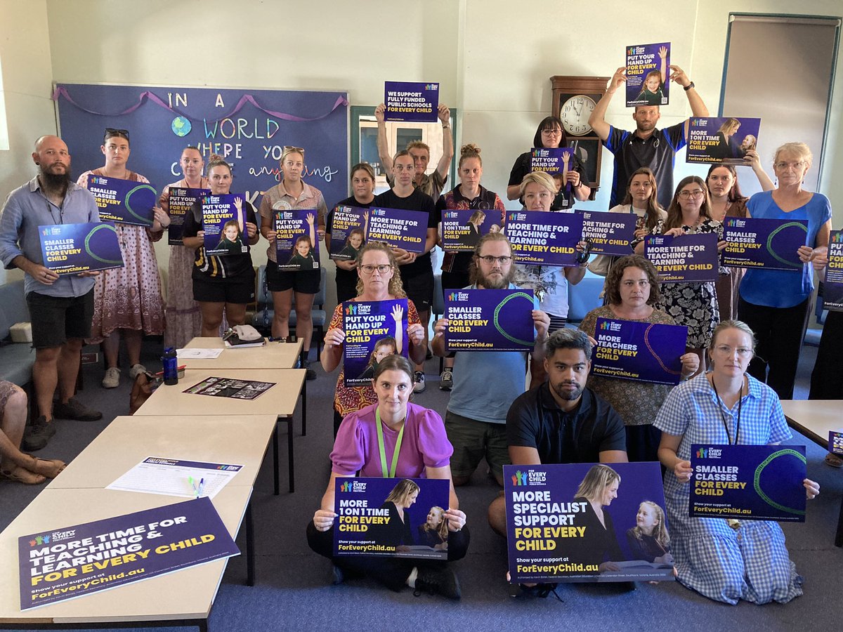 It’s time for PM @AlboMP to stand up for rural students in NSW. They are going without the necessary staffing and resources. They need full funding for their public schools now! #ForEveryChild @TeachersFed