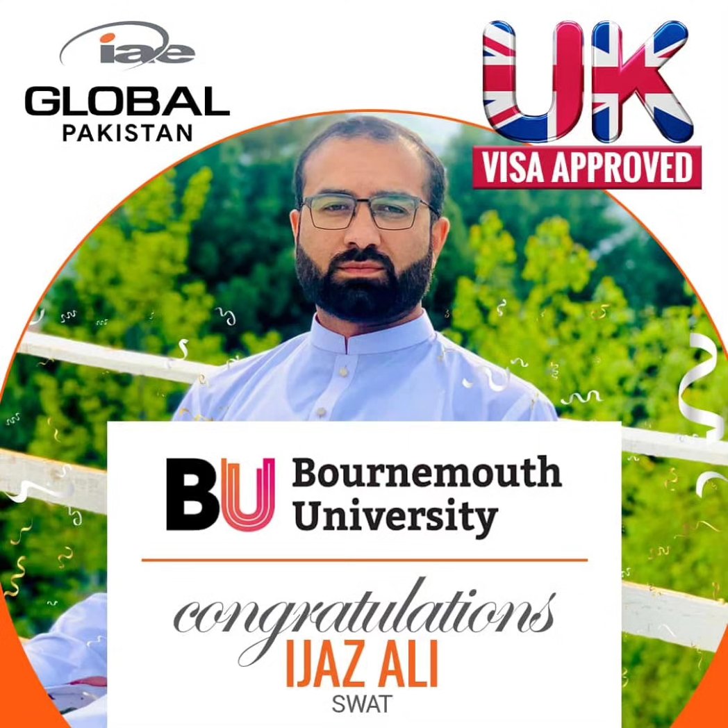 iae_Global_Pak's tweet photo. Securing Your Path: Visa Success Stories from Aspiring Student of @iae_Global_Pak 
#StudentSuccess #Studyvisa #Bournemouth #VisaSuccess #StudyAbroad #StudentVisa #GlobalOpportunities #EducationAbroad #DreamsComeTrue #iaeGlobalPakistan #Apply https://t.co/A3H4kjQ7e6