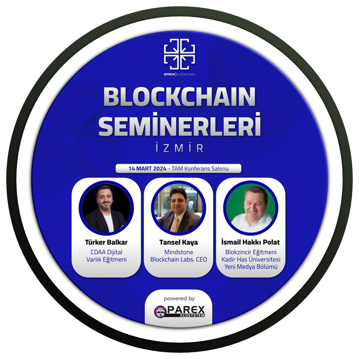 ismailhpolat's tweet photo. Günaydın, #BlockchainAnadoluSeminerleri'nin İzmir'deki ikinci gününde sabah @iyte_blockchain, öğleden sonra da @iueblockchain topluluklarıyla buluşuyoruz. Vakti olan Egeli blockchain sevdalılarını bekleriz. https://t.co/FMcnHD8VCk