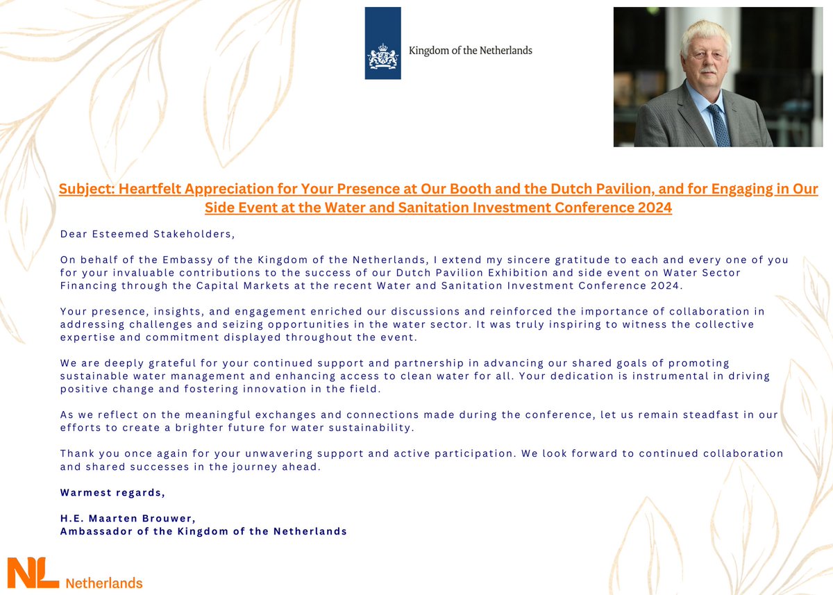 NLinKenya's tweet image. 🌟 Gratitude to all stakeholders who visited our Booth and the Dutch Pavilion, and engaged in our side event at the #WASIC2024 Last week! Your participation fuels our commitment to water sustainability. Together, we make waves! 🌊🌍#waterforlife