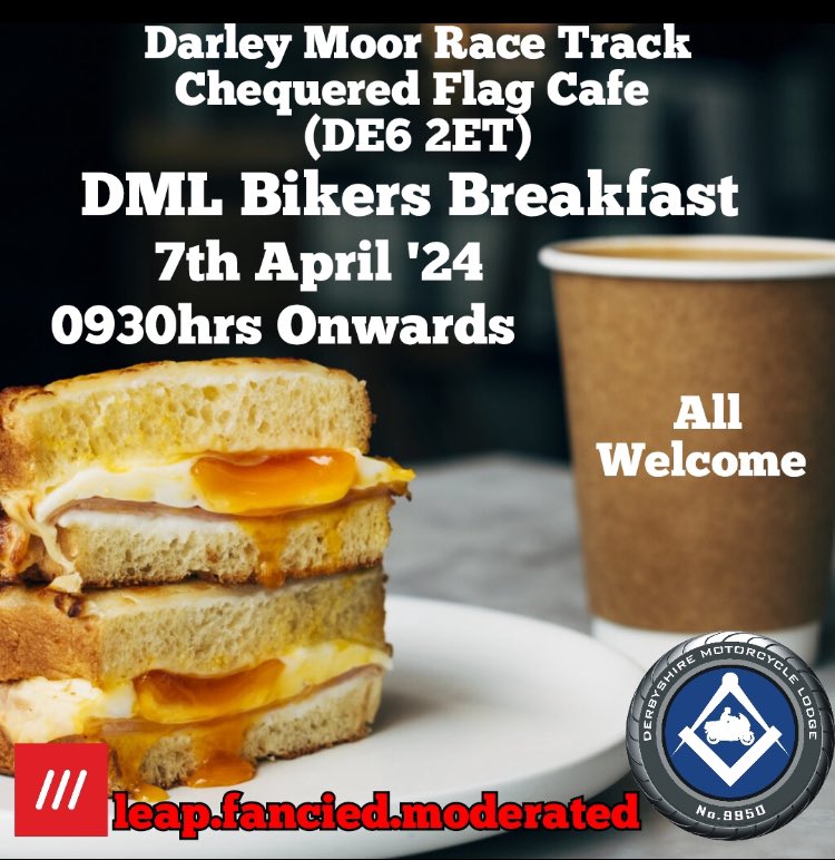 DML9950's tweet photo. “Gearing up for another breakfast at our Derbyshire Motorcycle Lodge meet up!”2b1ask1
@Derbysfreemason
@UGLE_GrandLodge
@Masonic_Charity
@thePorchway
@Derbys2025
@DMRAChapter
@DerbysRarchPGC
@DerbysRoyalArch
@UGLE_GrandLodge https://t.co/YF0CIoF6kp