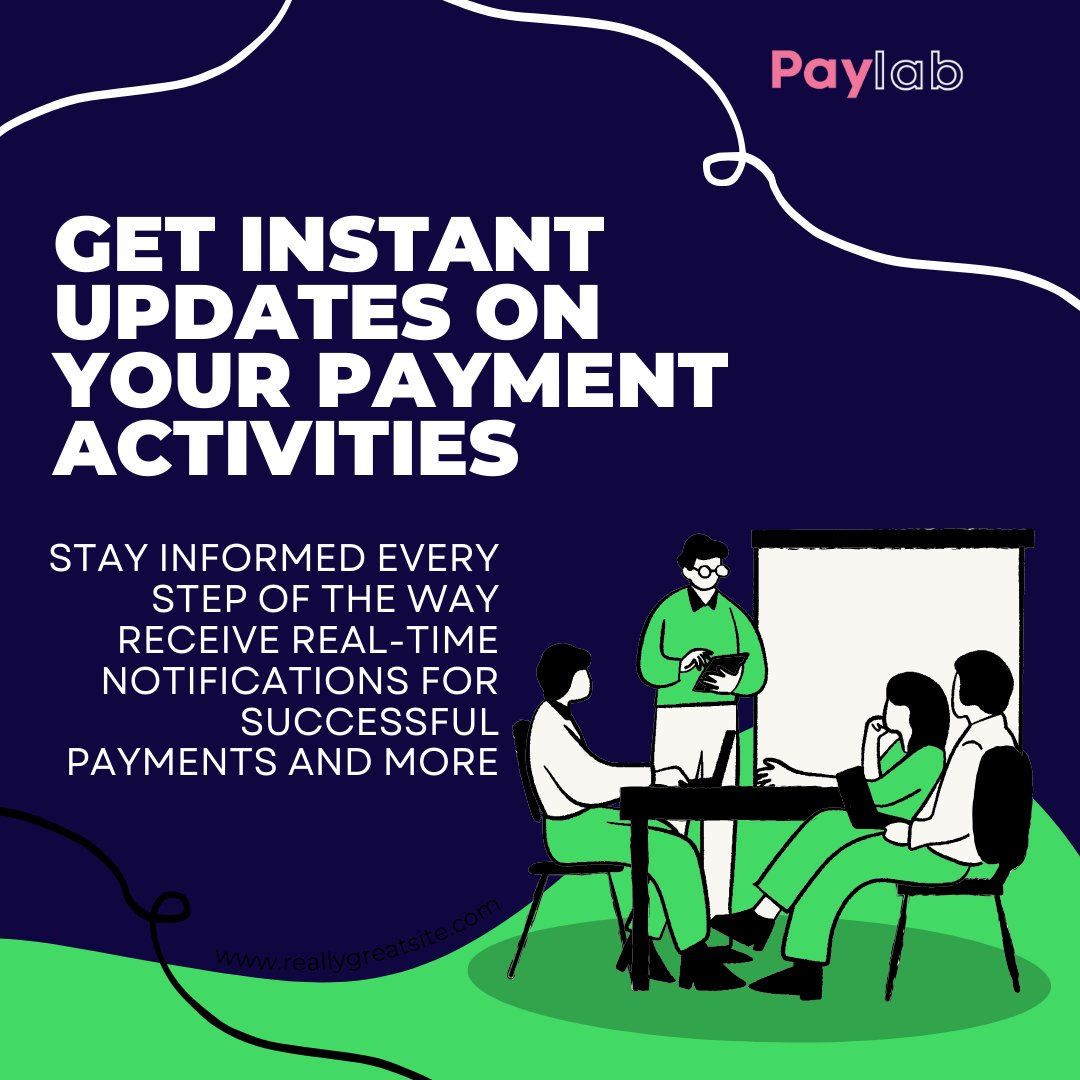 Empower your financial journey with instant payment updates! 💼💳 Stay informed with real-time notifications for successful transactions. 
.
.
#paylab #PaymentAlerts
#StayInformed #FinancialControl #RealTimeUpdates #SmartFinance #TransactionUpdates #Fintech #SecurePayments