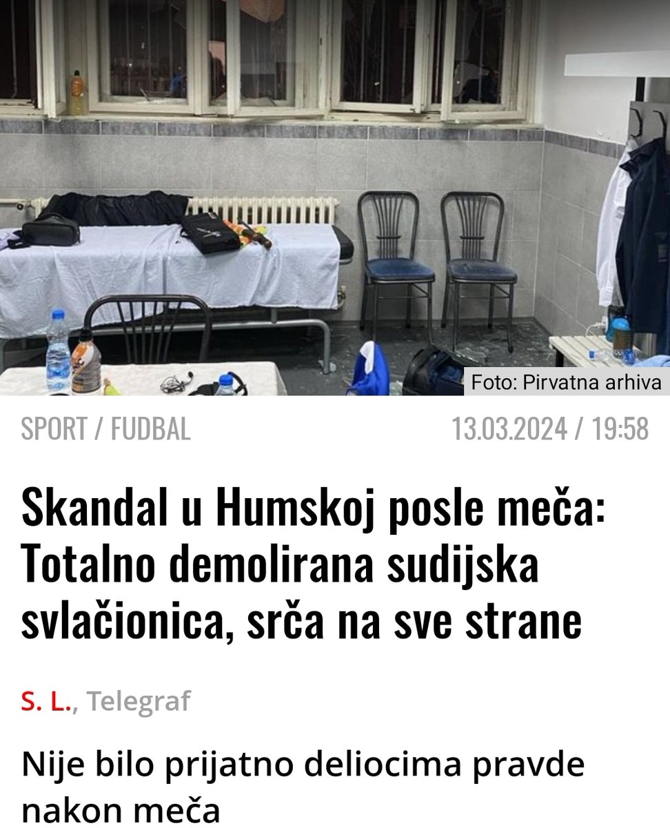 Videli smo ocenu suđenja u derbiju ("samo jedna greška" 🤮). Biće tako i za ovo juče. Sve ovo se radi još od 1. kola i B. Topole. Plus liga, savez...Graniči se sa pozitivnim ludilom šta uprkos svemu postižu Duljaj i ekipa! Važi i na "-2"! Od mene nijednu javnu kritiku neće čuti!