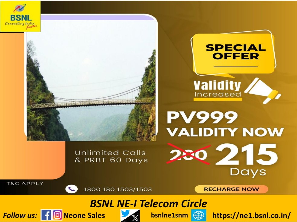 Sales & Marketing BSNL NE-I tweet media