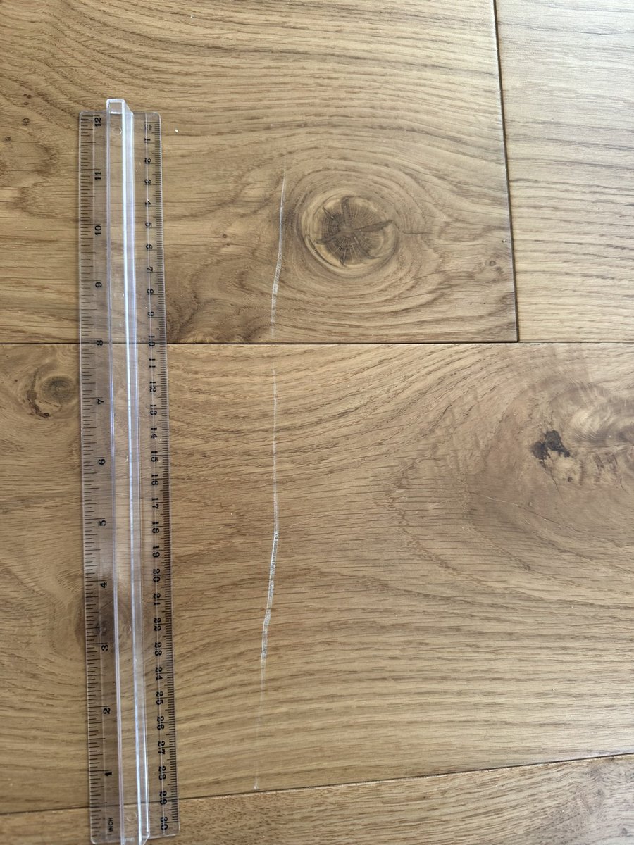 Virtual_Llew's tweet photo. New floors and new Fridge, new floor damaged by @CostcoUK during a half arsed install. Absolutely shocking customer service, not focused on members, focused purely on supplier relationship. Used to be class customer service. https://t.co/mZJdkaLI4b