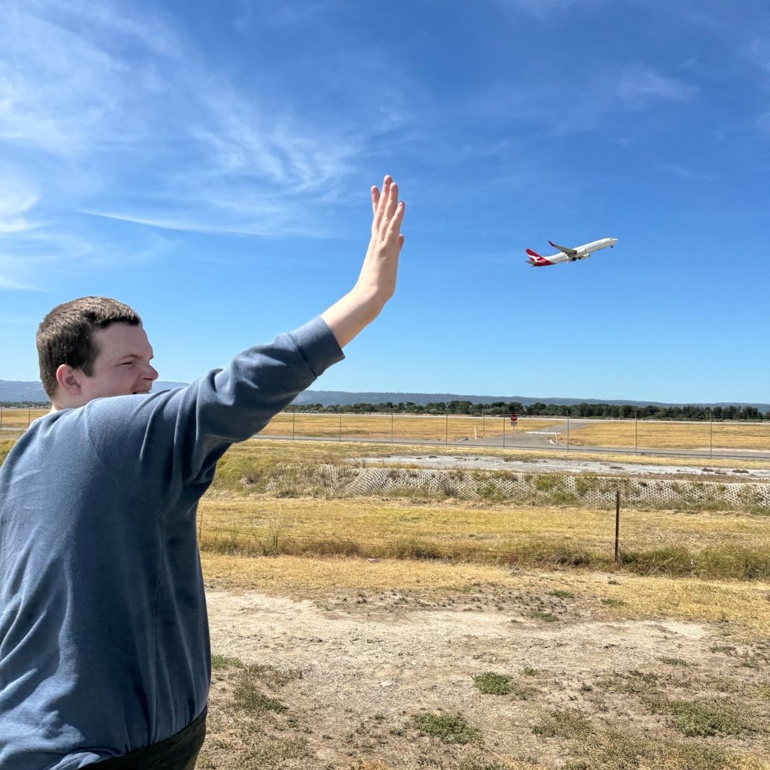 Lighthouse Disability (@lighthouseadel) on Twitter photo Matt's an #aviation enthusiast on a mission! ✈️ He spent the afternoon #planespotting at <a href="/AdelaideAirport/">Adelaide Airport</a>, making sure he farewelled all the departing #planes. What a cool way to explore the world of #flight. Matt's an #aviation enthusiast on a mission! ✈️ He spent the afternoon #planespotting at <a href="/AdelaideAirport/">Adelaide Airport</a>, making sure he farewelled all the departing #planes. What a cool way to explore the world of #flight.