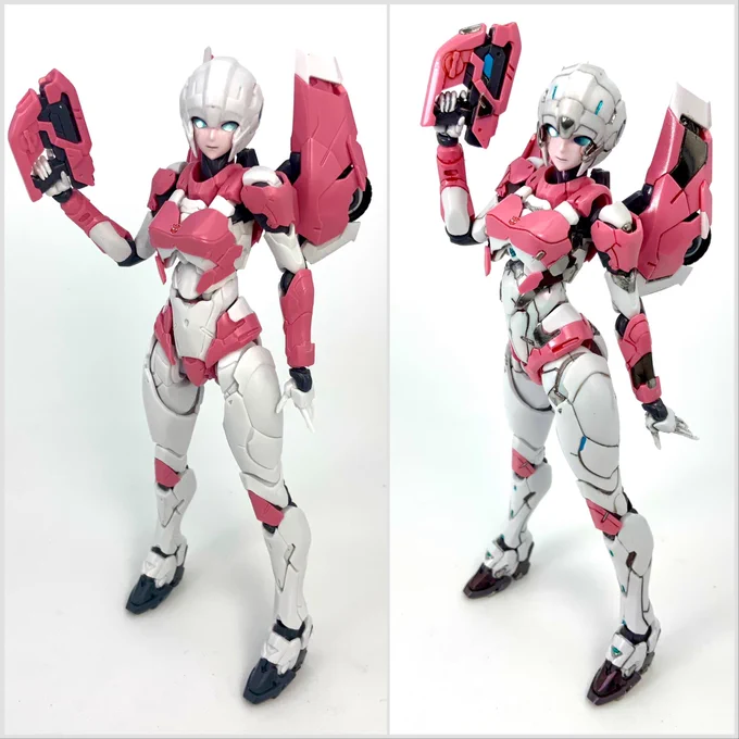 FLAMETOYSプラモシリーズ、風雷模型「アーシー」これ作った人は間違いなく製品に命かけてる。組み立てる方がビビるくらいよく出来てた。動かして遊ぶため、部分塗装です。#トランスフォーマー #FLAMETOYS 