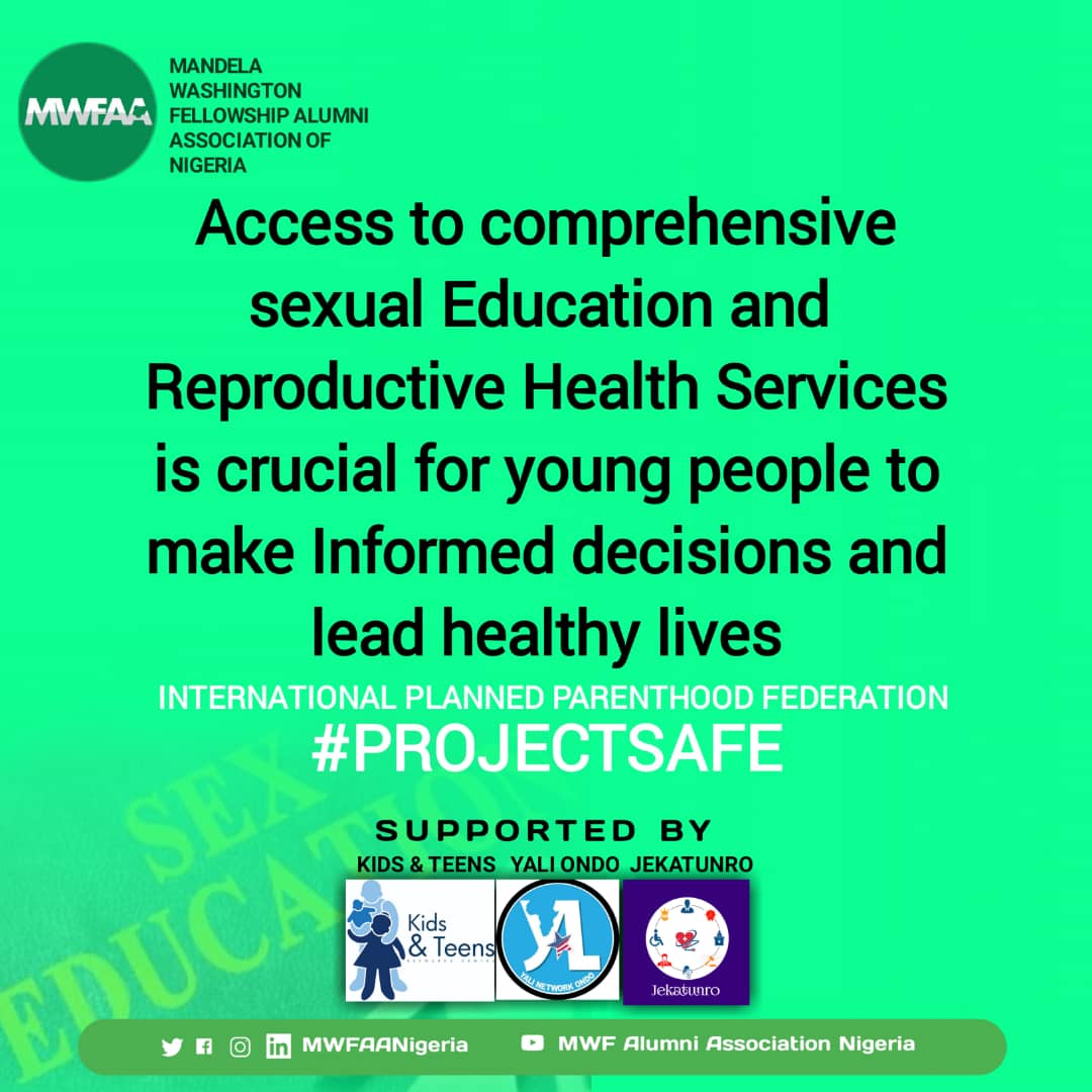 ondoyali_hub's tweet photo. Access to comprehensive sexual education and reproductive health services is crucial for young people to make informed decisions and lead healthy lives"
#ProjectSafe
#SRH
#MWFAAN
#Jekatunro
#Kidsnteensngo
#YALIOndo
#Day3
@MWFAANigeria https://t.co/meUjHWYV2m