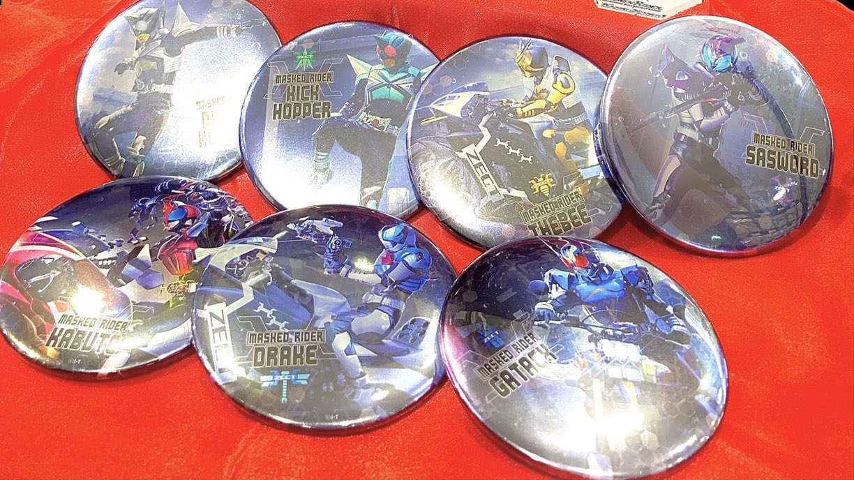 仮面ライダーギャレン　缶バッジまとめ売り 仮面ライダーギャレン 缶バッジまとめ売り 平成仮面ライダー20