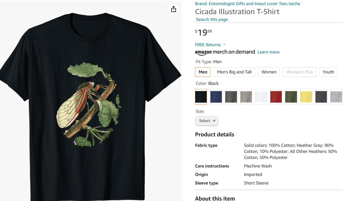 TaicheTees's tweet photo. https://t.co/fCKi3yZfNd: Cicada Illustration #TShirt #taiche #cicada #nature #insect #cicadas #insects #entomology #macro #bugs #bug #summer #insectsofx #oddities #nature #art #wildlifeart #cicadaseason #cicadidae #insectart https://t.co/watKJ5a0GC https://t.co/C5UkBy27In