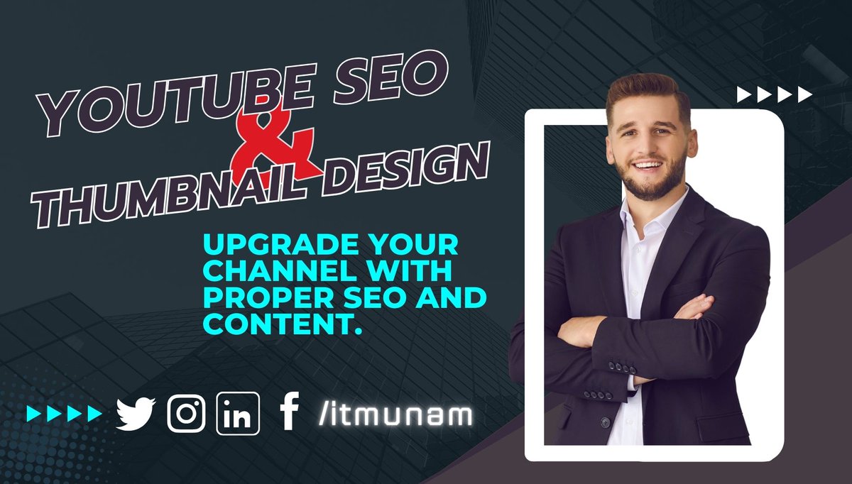 itmunam's tweet photo. #youtubeseo #youtubechannel #Youtubethumbnail https://t.co/a1nQPOtTEK