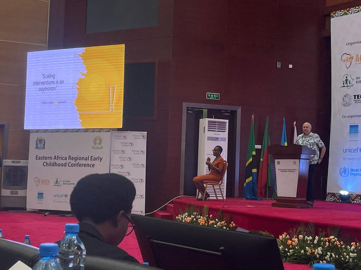 Prof Mark Tomlinson, chair of our Technical Advisory Group, delivered a keynote on scaling in early childhood development, emphasizing relationships, long-term systems building, and bridges between research and implementation for sustainable change. #ecd #SystemsChange #EARC2024