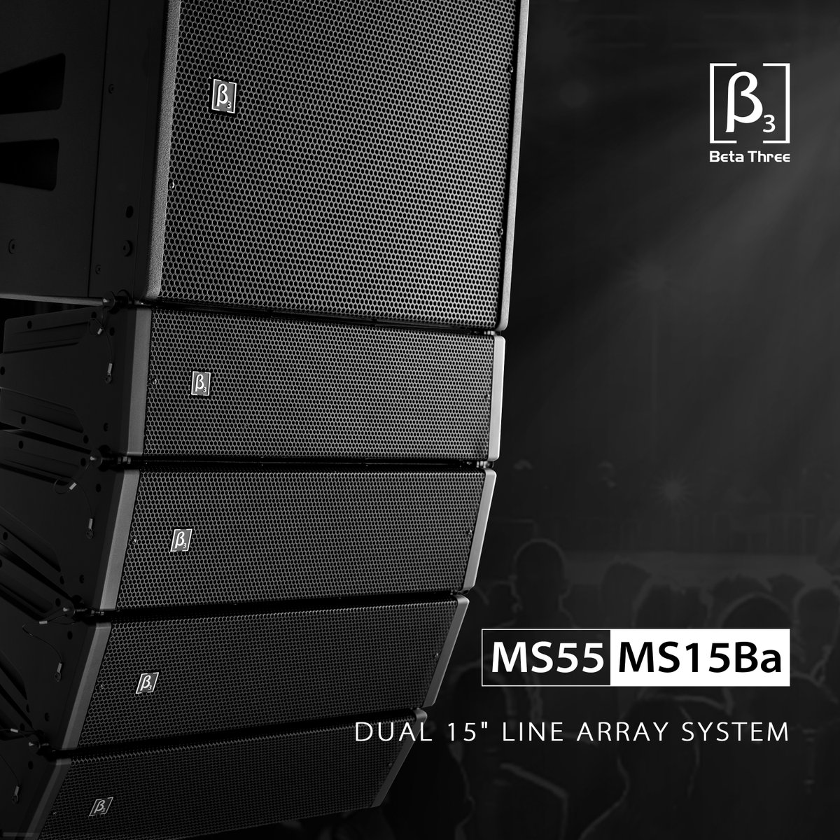 Unleash the power of compact brilliance with the MS55/MS15Ba!#Linearraysystem#audiosystem