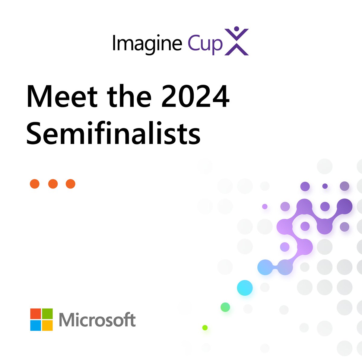 I'm excited for the opportunity to serve as a mentor in the 2024 #ImagineCup semifinals! I look forward to helping student teams bring their AI startup to life. Learn about their solutions: aka.ms/IC2024Semifina…