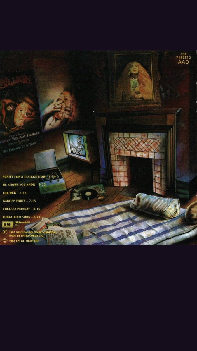 IWW72's tweet image. I was 11 years old when ‘SFAJT’ was released and I’m still mesmerised by everything about it. 

Marillion created a musical landscape that I could ‘see’ in heartbreakingly vivid colour. 

I LOVE THIS ALBUM. 

#ScriptforaJestersTear #Marillion