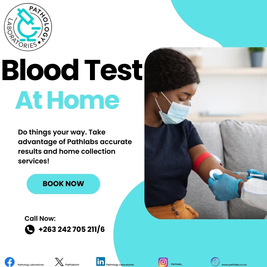 Pathlabzim's tweet image. Your Health, Your Way! ​

We take your stress away!

Get tested from the comfort of your home. 💉🏡​

#PathLabs  
#HealthCheckup 
#yourhealthyourway
#ConfidentDiagnosis