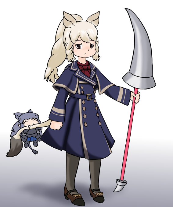 「holding weapon lance」 illustration images(Latest)