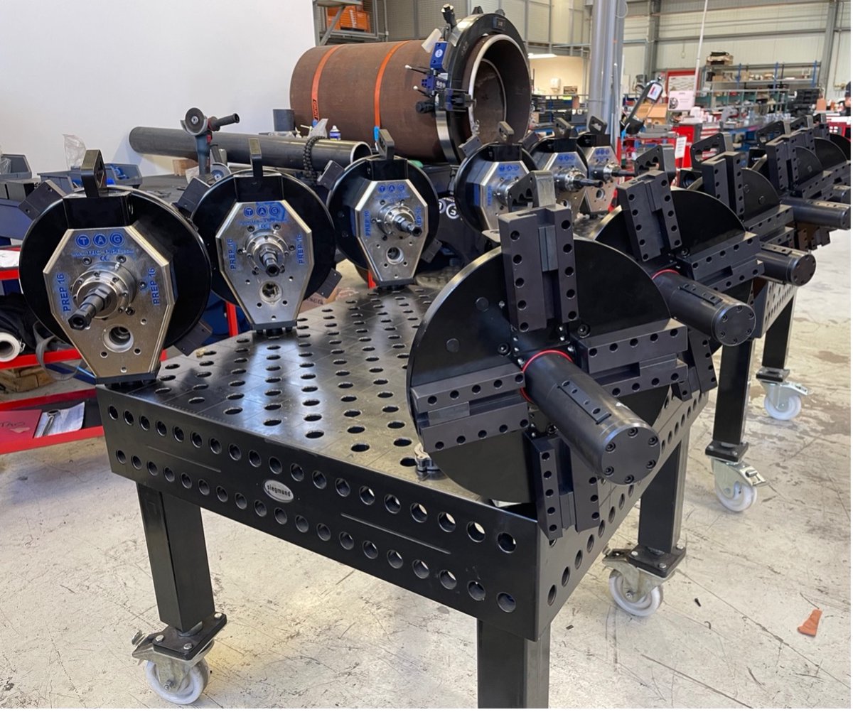 tag_pipe's tweet photo. High production activity and quantity of @TAG PREP16 in the workshop🏆

Due to its light weight, yet unrivalled power, the PREP 16 is ideal for on-site, off shore, nuclear and other applications where precision welds are required at an incredible value.
https://t.co/tRqnRff7hZ https://t.co/6m1LKoHe8F