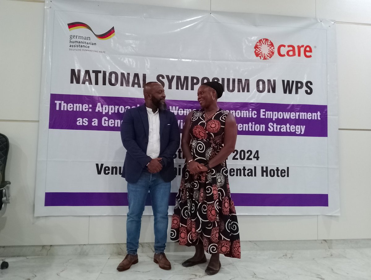 For us to Make to 35% of de Women's affirmative action, It's time to start Advocating 4us together as both Gender in this country, National Symposium on WPS Under de Theme Approaches 2Women's Economic Empowerment as GBV prevention Strategy @CareSouthSudan @GIZ_SouthSudan