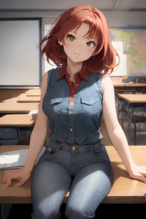 Umardigitech's tweet photo. @heurist_ai   My latest #AIart creation with Imagine #Heurist 🎨  Every element, from her red wavy hair to the partially unbuttoned shirt, is rendered in absurdly high resolution https://t.co/EwGjLGxAbv https://t.co/5I5xyljk0z