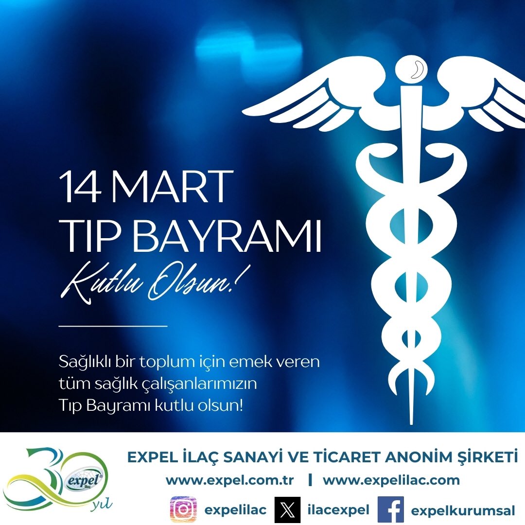 IlacExpel's tweet photo. #14marttıpbayramıkutluolsun https://t.co/lbWuv784V6