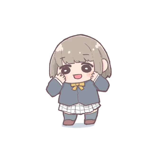 かわいいかわいいかすみんですよぉ#lovelive#虹ヶ咲 