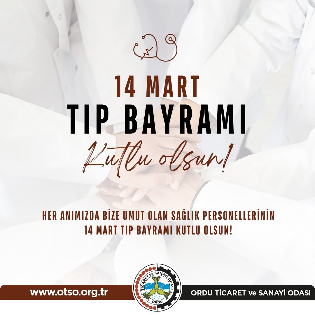 Her anımızda bize umut olan sağlık personellerinin 14 Mart Tıp Bayramı kutlu olsun. #tıpbayramı #14marttıpbayramı