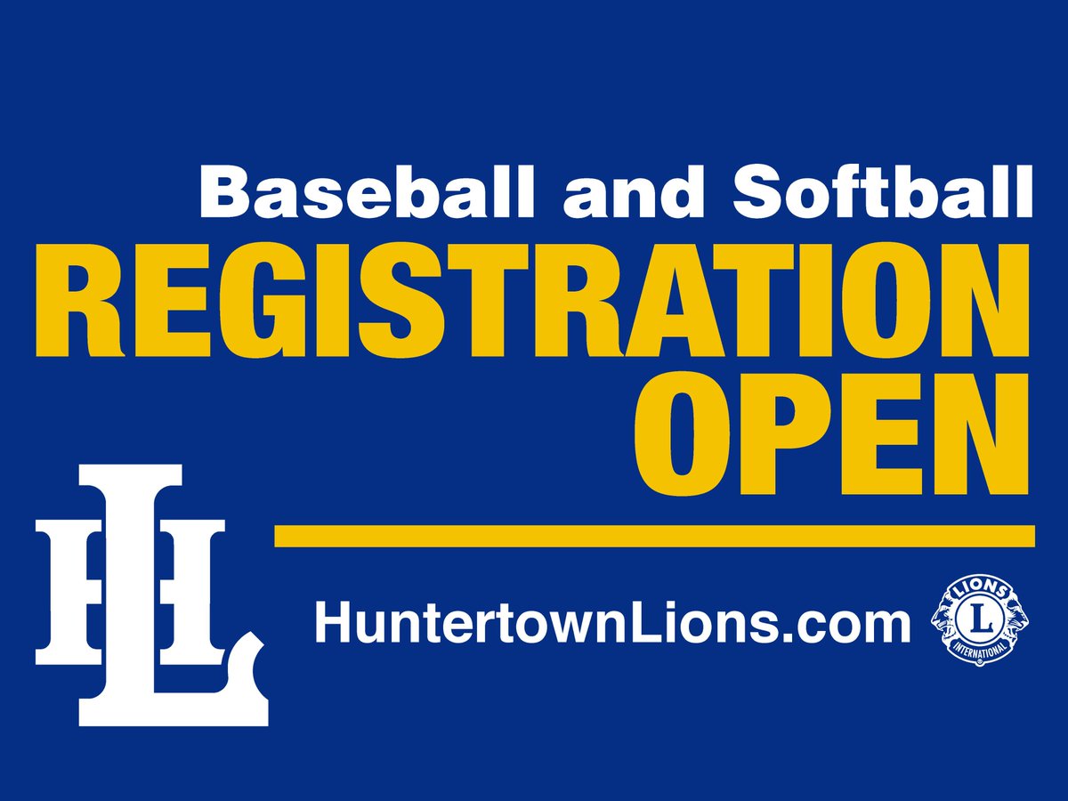 HuntertownBBSB's tweet photo. The end is near! Baseball and Softball registration is is closing soon!  Make sure to register by Sunday, March 24th to avoid late fees and registration closes on March 31st!

Register at https://t.co/txsj1t999t now! https://t.co/3dKdAUMHBg