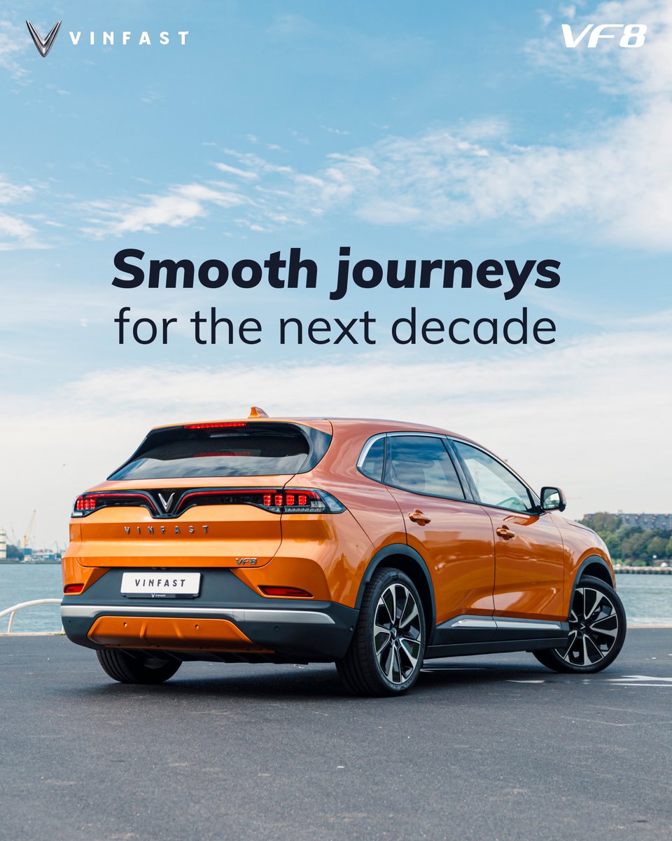 Experience complete reassurance with our industry leading 10 year/200,000km* 'bumper to bumper' warranty which even includes the battery. *See conditions on: vinfastauto.eu/en/service #VinFastEurope #VinFast #EV #BoundlessTogether #JoinTheCharge