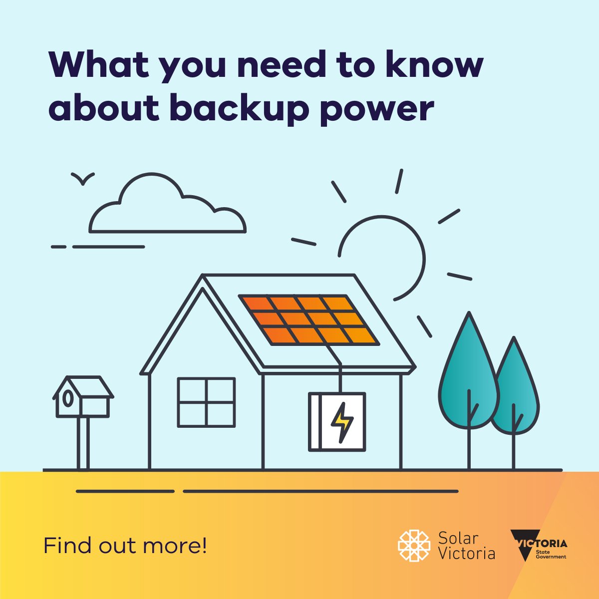🔋 #Solar battery systems with battery backup are becoming more common and could be useful if you live in an area prone to experiencing extreme weather conditions. 👉 Learn more about which #battery systems can provide back-up power in emergencies: solar.vic.gov.au/backup-battery…