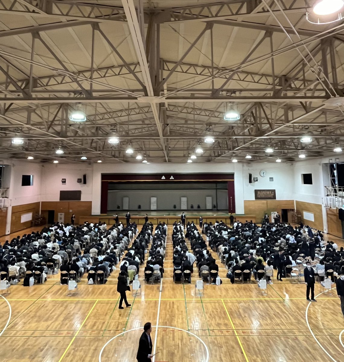 tkhs_broadcast's tweet photo. 今日は入学許可候補者説明会でした！
99期生のみなさん、入学許可おめでとうございます！！
#春から東葛 https://t.co/e30oU2K4Tj