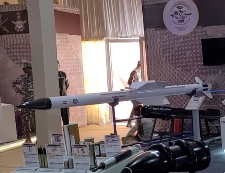 India's Upcoming Astra MKII BVRAAM Showcased at Exercise Bharat Shakti India's Upcoming Astra MKII BVRAAM Showcased at Exercise Bharat Shakti