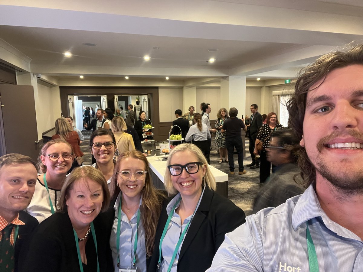 Hort_Au's tweet photo. Our Hort Innovation team recently attended the 2024 ABARES Outlook conference.
An excellent opportunity for our data team to catch up with those making waves in the industry, including Hort Innovation’s 2024 Nuffield scholars Jacob Moon, Stephanie Tabone and Kirsty Dickenson. https://t.co/Vt7IkbQ14i