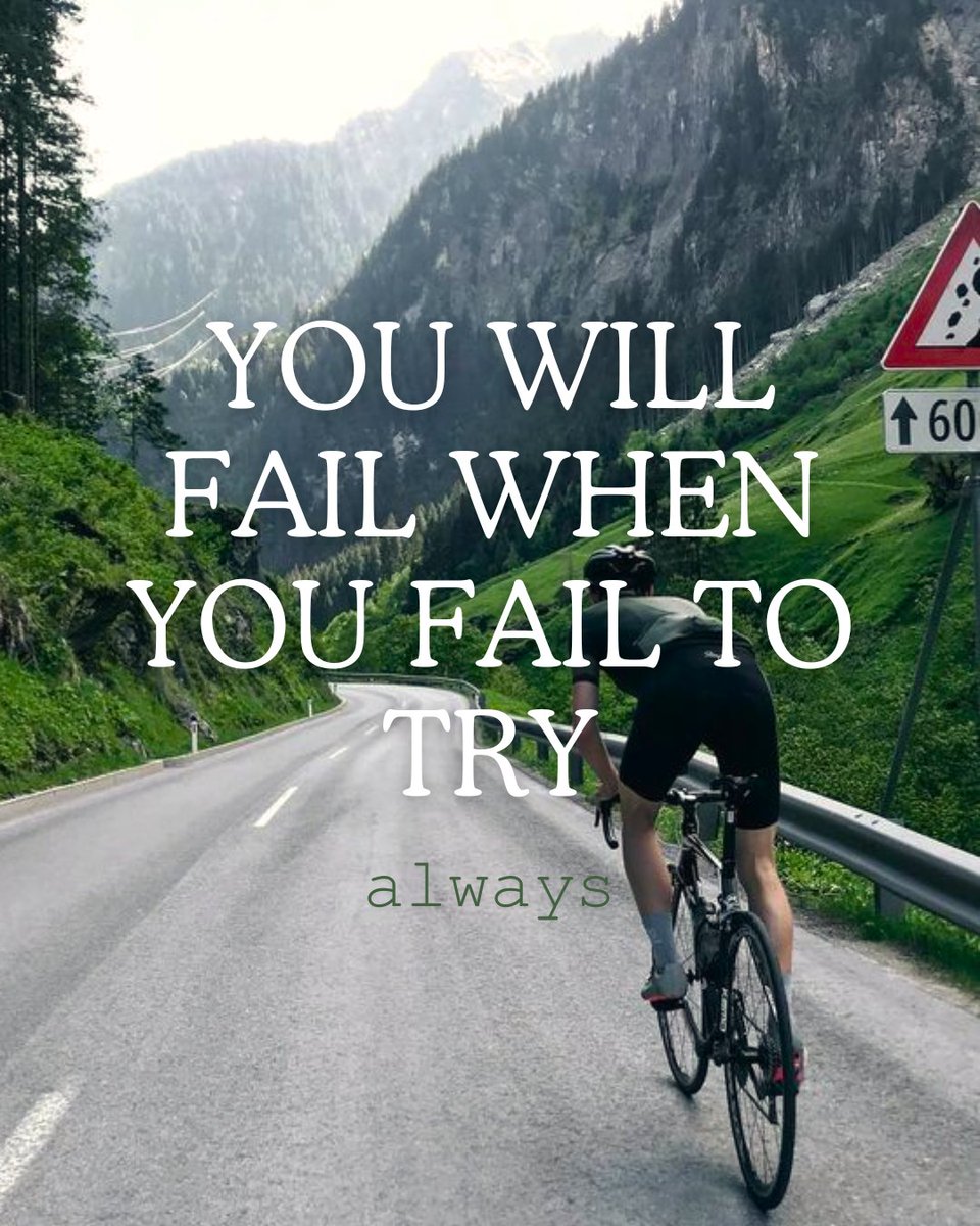 Sometimes, it's worth taking the leap. Even if you do fail, everything you do, you learn from.

#quote #inspiration #inspirationalquote #triathlon #swim #bike #run #mytriathlon