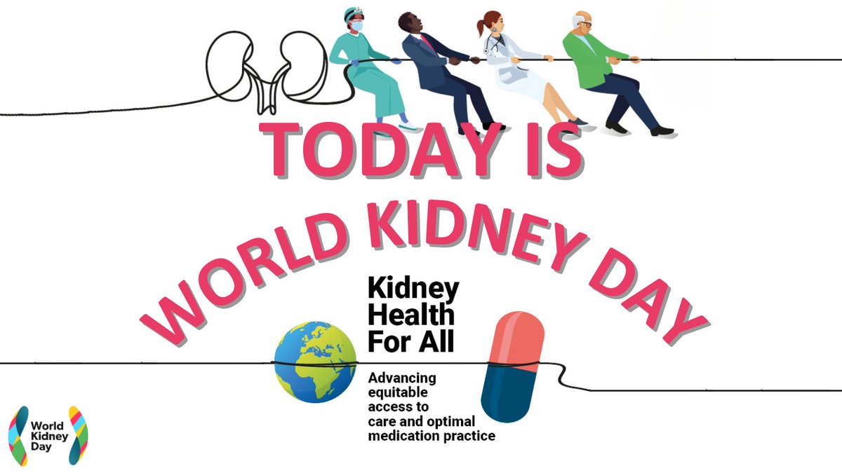 Today we celebrate #WorldKidneyDay! Let's mark the day by advocating for #KidneyHealthForAll! Share your activity with us, tag us on your social media posts, and we will be thrilled to share it on our social media channels! worldkidneyday.org/2024-campaign/ @ISNkidneycare @ifkf_wka