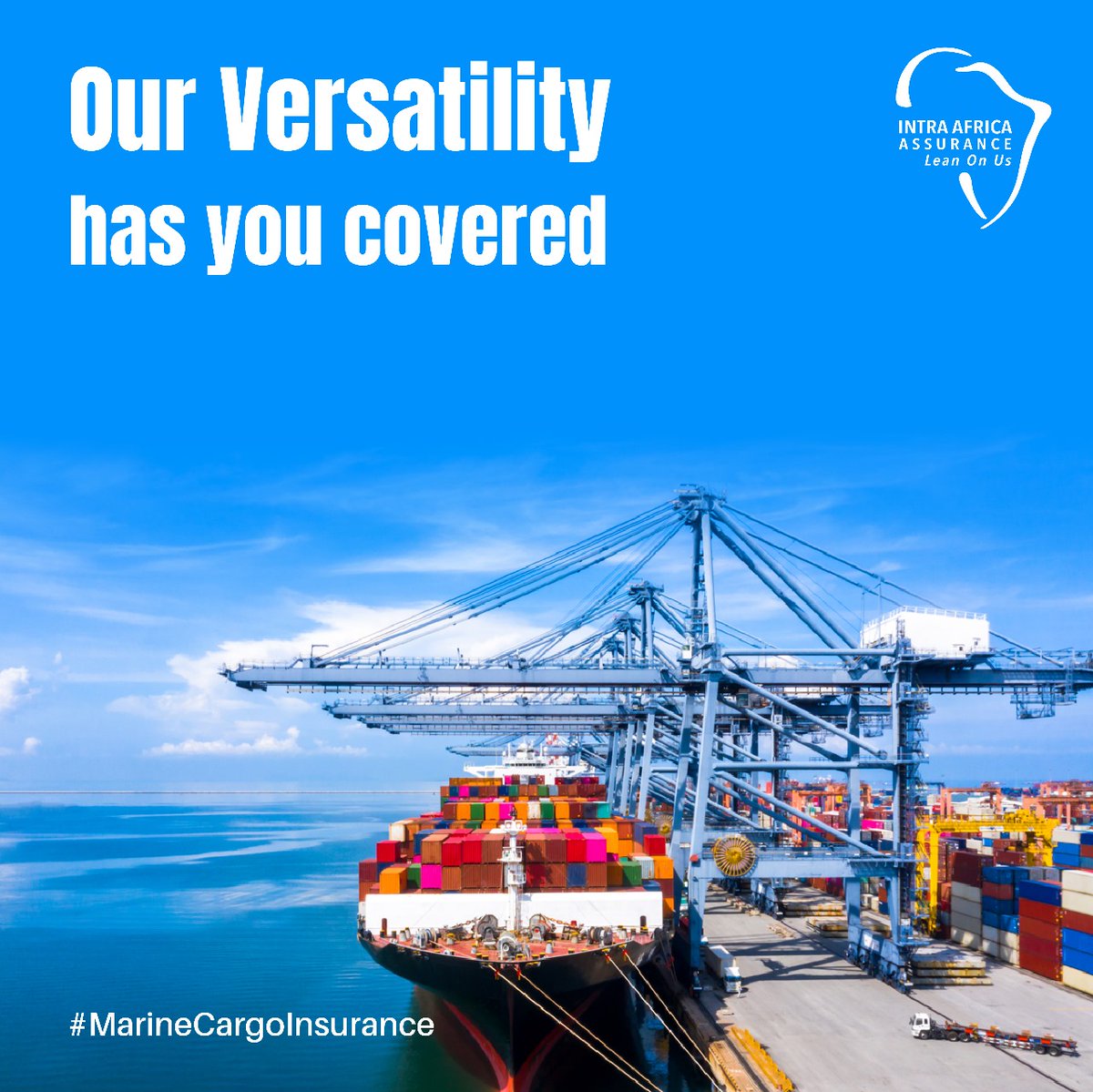 intraafrica's tweet image. Our Marine Insurance is so versatile, you can take it for single transits, or multiple transits. So no matter your business, if you're moving cargo, we've got you covered.
Find out more on intraafrica.co.ke/marine-cargo-i…. #MarineInsurance  #CargoCoverage #BusinessProtection