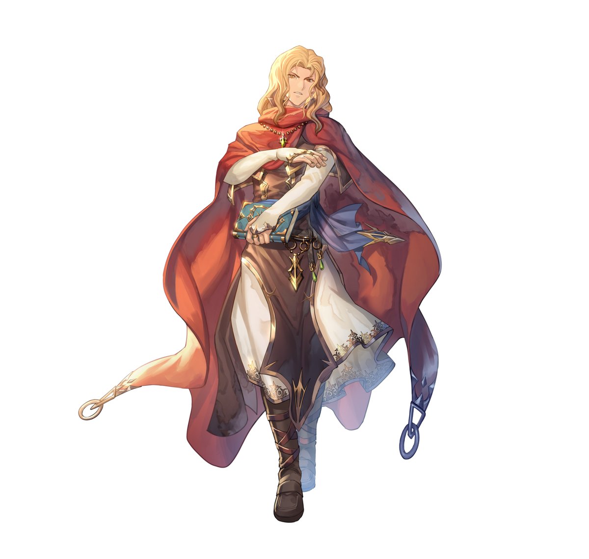 【英雄紹介・カダインの魔道士 エルレーン】
エルレーンさんは、『紋章の謎』に登場されています。
ウェンデル司祭からカダインの後事を託された魔道士です。
エクスカリバーを受け継いだマリクさんを妬んでいるそうです。
guide.fire-emblem-heroes.com/01005002001077…

CV：大塚剛央
イラスト：霜村航