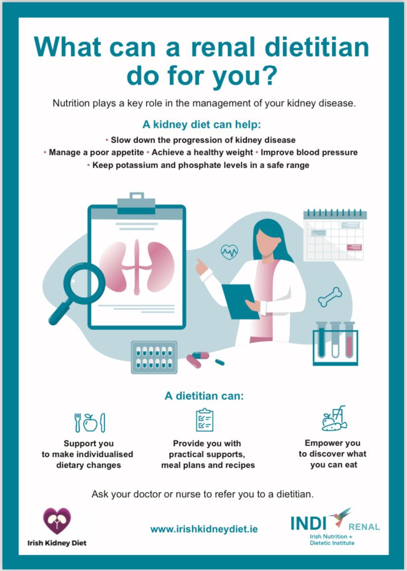 It’s #WorldKidneyDay To celebrate we are excited to launch our new infographic ⬇️ Let’s ensure everyone with kidney disease has access to a dietitian! #kidneyhealthforall How many dietitians can be captured with the poster today? Get 📸 & don’t forget to tag @irishkidneyRDs