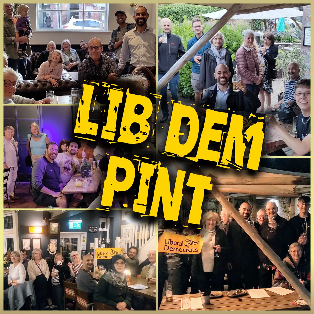 Join us for a #Eastbourne Spring time Lib Dem Pint in The Ship in Meads this evening (Thurs 14th) from 7:30pm. All welcome. Come get some politics