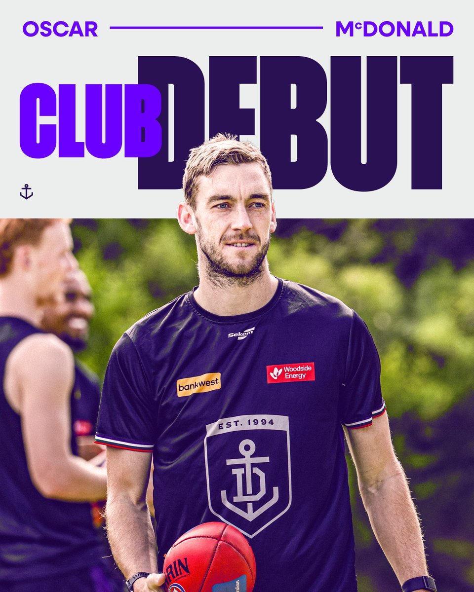 RETURN OF THE O’MAC 🚨

Oscar McDonald will make his debut in purple this weekend!

#foreverfreo