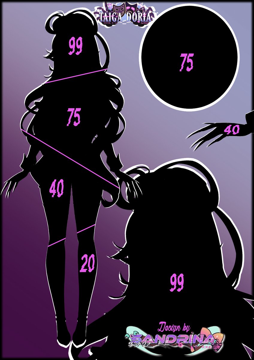 IT'S TIME!

You know how this works! (rt)

There will be a BIG Annoucement, if it's completely revealt.

Stay Tuned!!!

Say HI to the Next Generation!!!

Artist: the amazing <a href="/SandrinasArt/">Sandrina 😈🎀 | VArtist | †øм</a>  (Comms opening tomorrow!!!!)

#Vtuber #VtuberEN #Gervtuber #Vtubemodelreveal