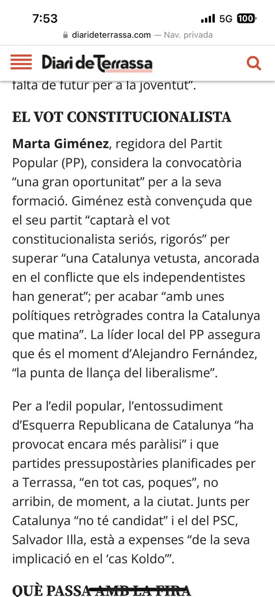 Os dejo mis declaraciones para <a href="/DiarideTerrassa/">Diari de Terrassa</a> 

Es el momento de <a href="/PPCatalunya/">PP de Catalunya</a> de <a href="/alejandroTGN/">Alejandro Fernández</a> 

Hem de tornar a ser la Catalunya que avança 🔜▶️