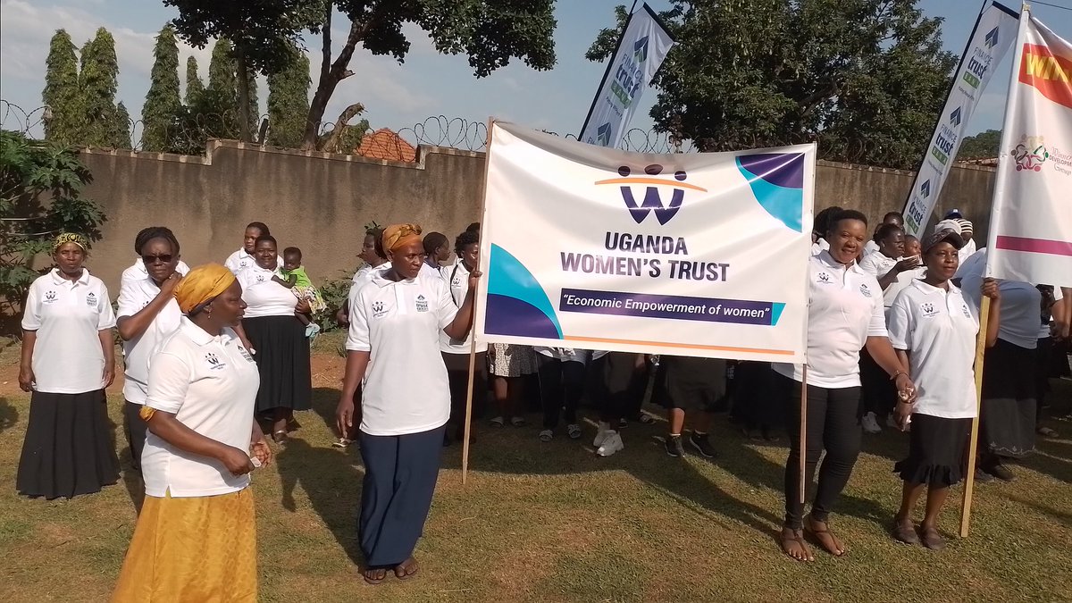 Uganda Women's Trust commemorating International Women's day with a march.