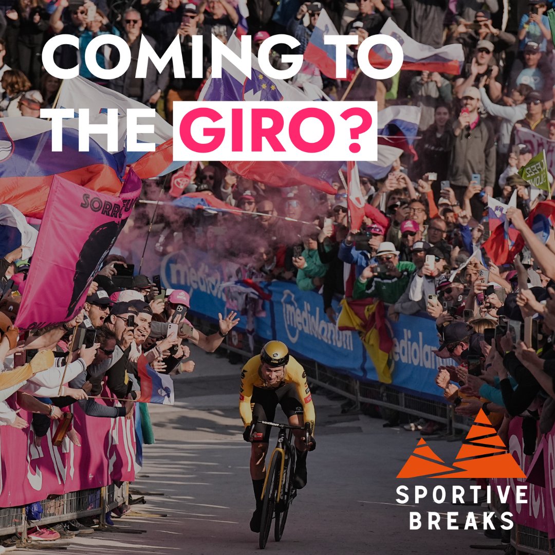 Are you?

Limited placed remain on our final week tour, be there with us to get premium access to the race. 

l8r.it/qg17

#giro #giroditalia #roadcycling #cycling #sportivebreaksau #grandtour

📸 Photo Credit: RCS Sport